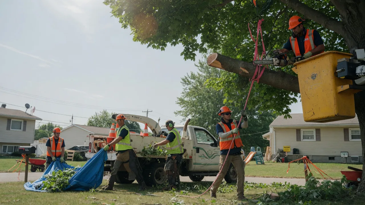 Shrub Pruning in Whiteman Air Force Base, MO